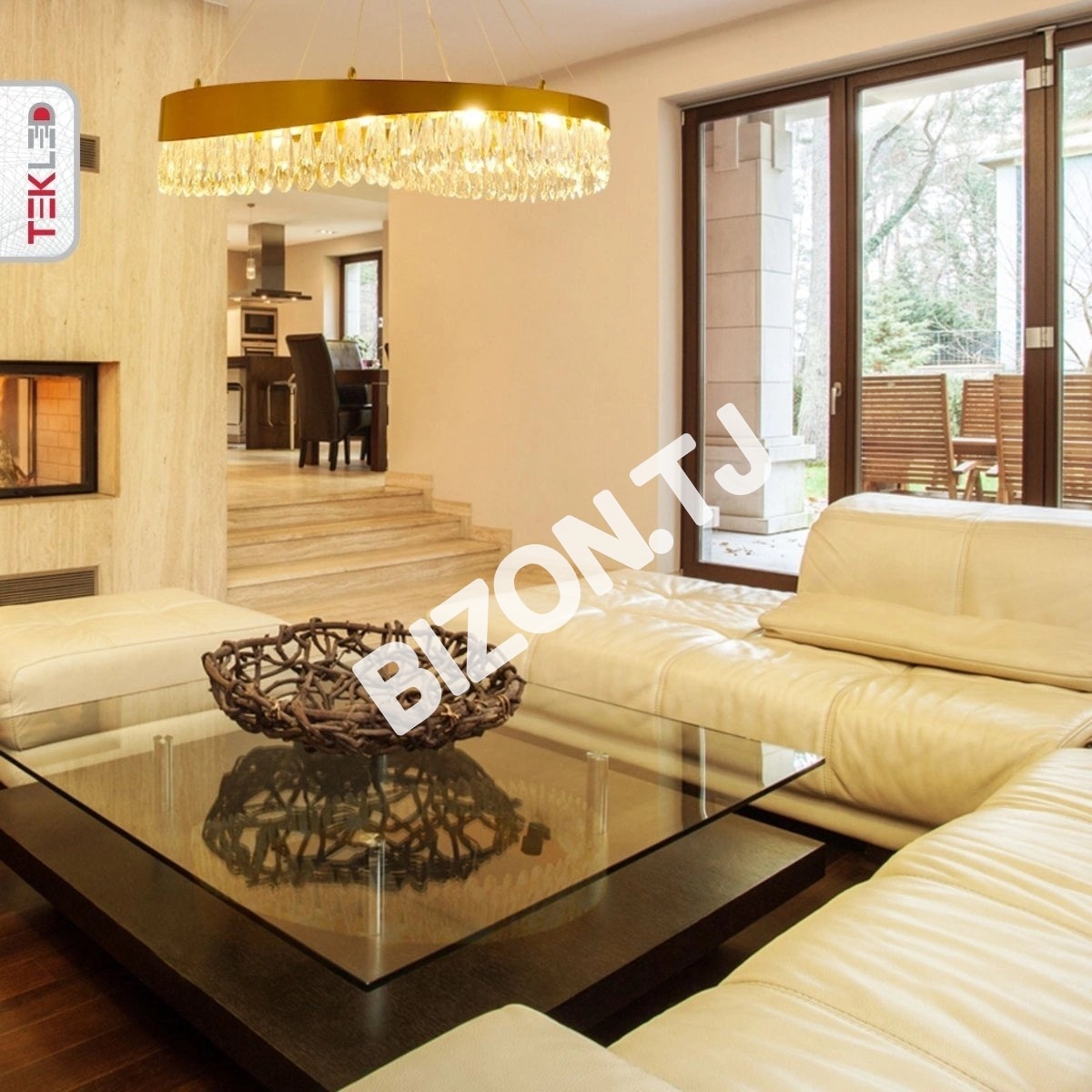 Люстра Chandelier BLK D800H220 12xG9 STAINLESS, 156-19570 12