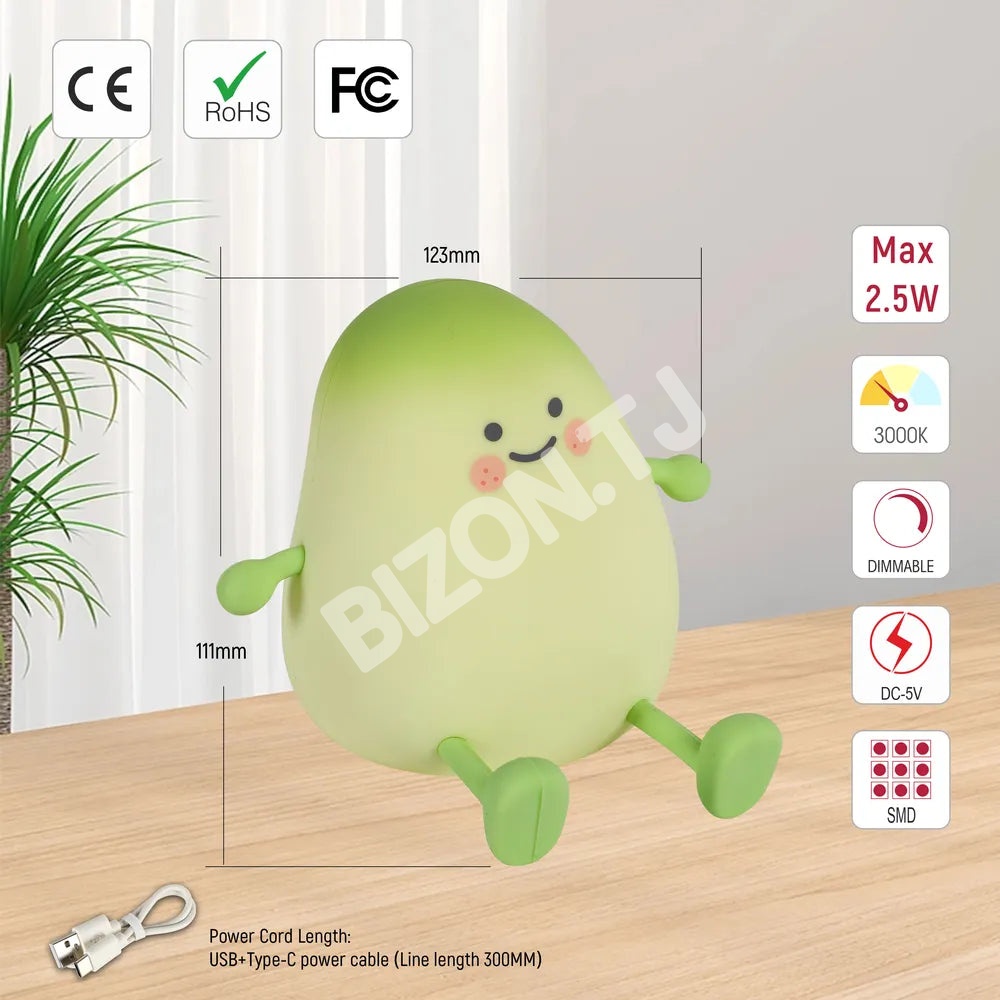Лампа Mango Sleep лампа 2.5 Вт 3000 К, 130-03778 5