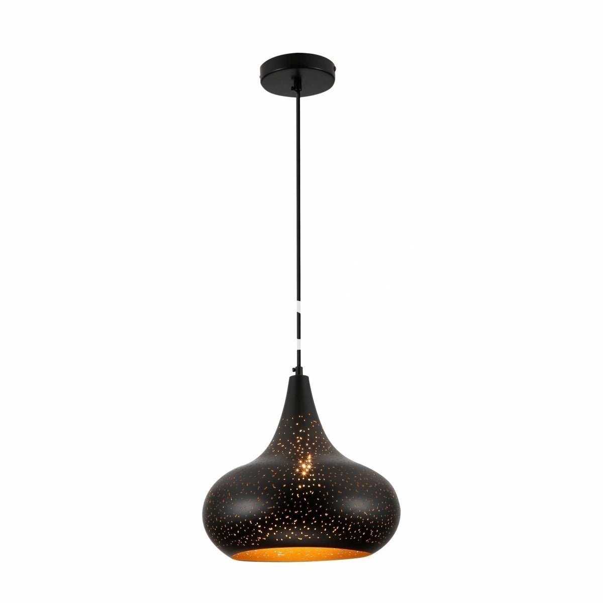 Черный золотой Dome Moroccan Night Milkyway потолочный подвесной светильник с E27 Fitting, 150-18380 2