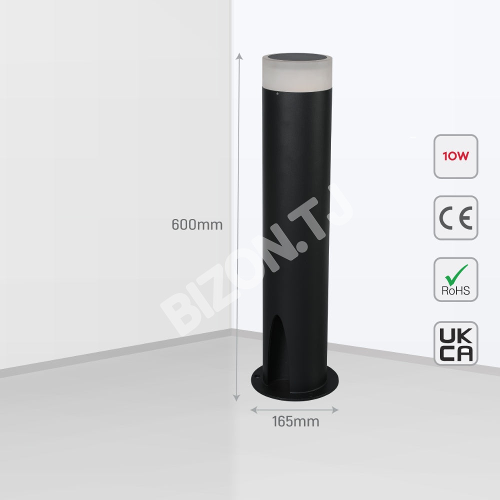 Cortez черный уличный Garden Post Pathway светильник 300, 182-03445 5