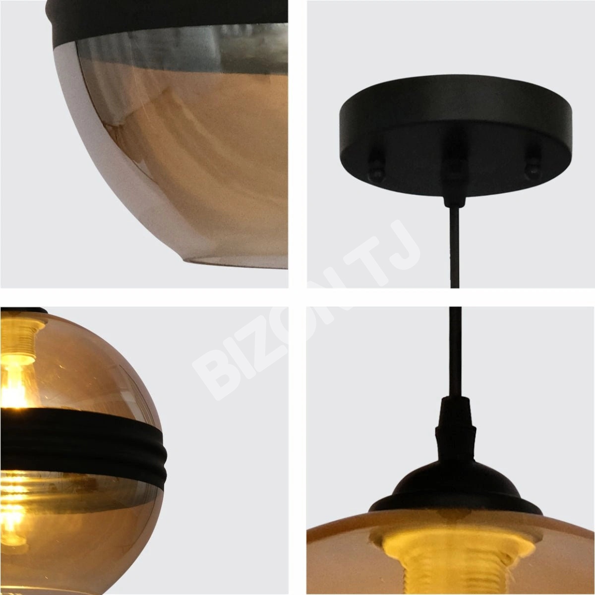 8050-1B E27 40 Вт AMBER стекло ASYA AV, 150-17796 5