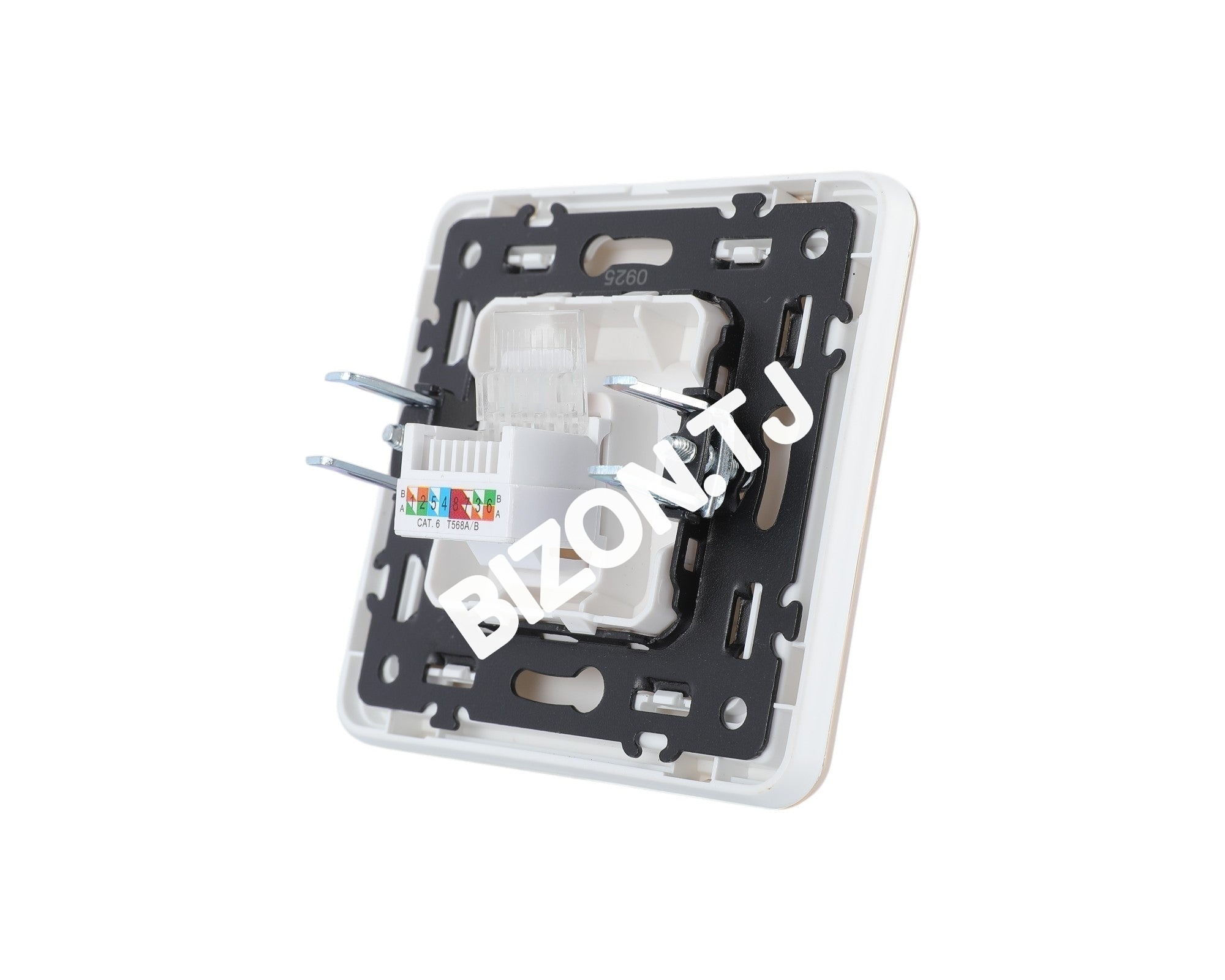 Розетка компьютер RJ45 CAT6, с / у, Белый, серия SAKURA, 100 / 10, 282-03100 3