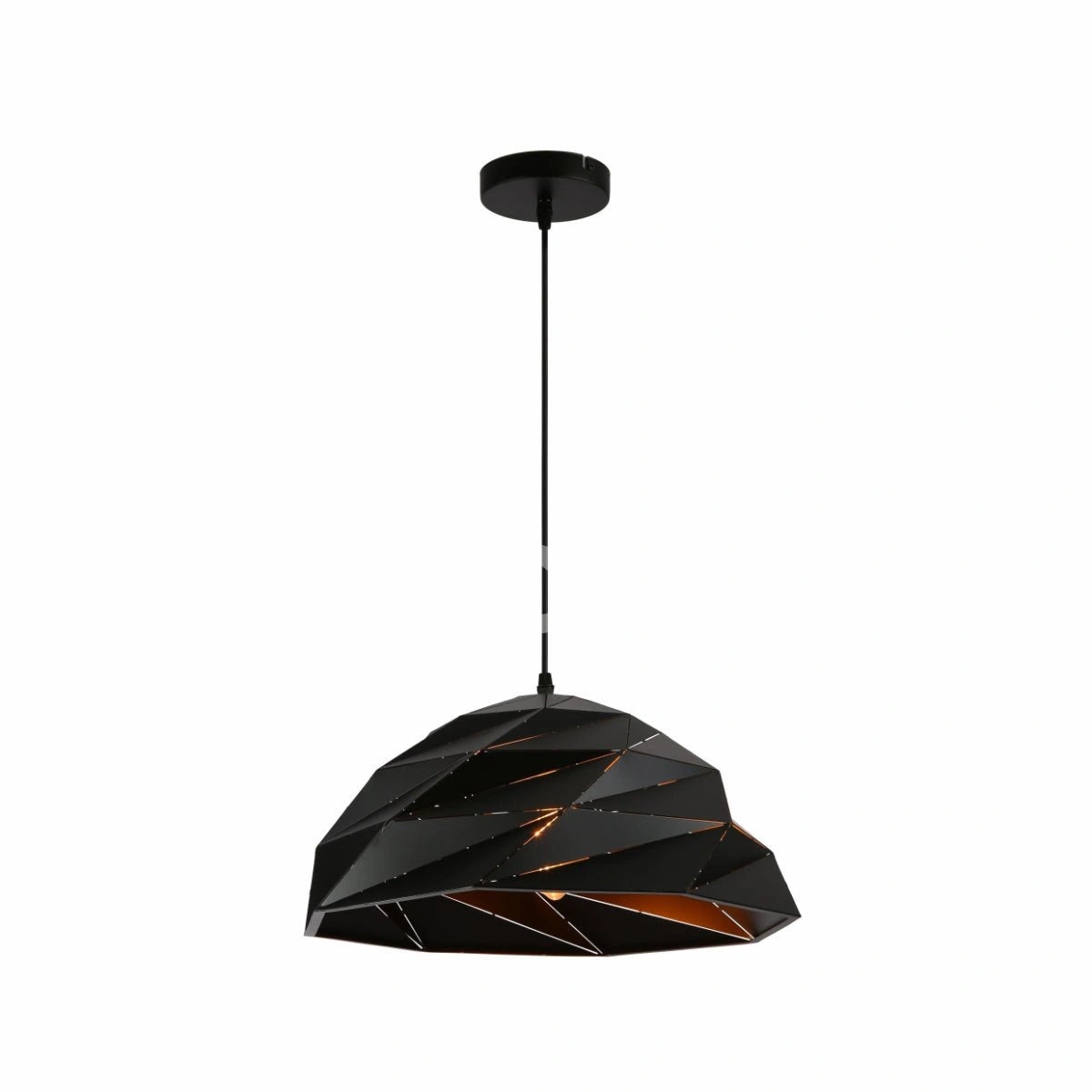 Черный золотой металл Laser Cut Dome современный подвесной светильник D450 с E27 Fitting, 150-18150