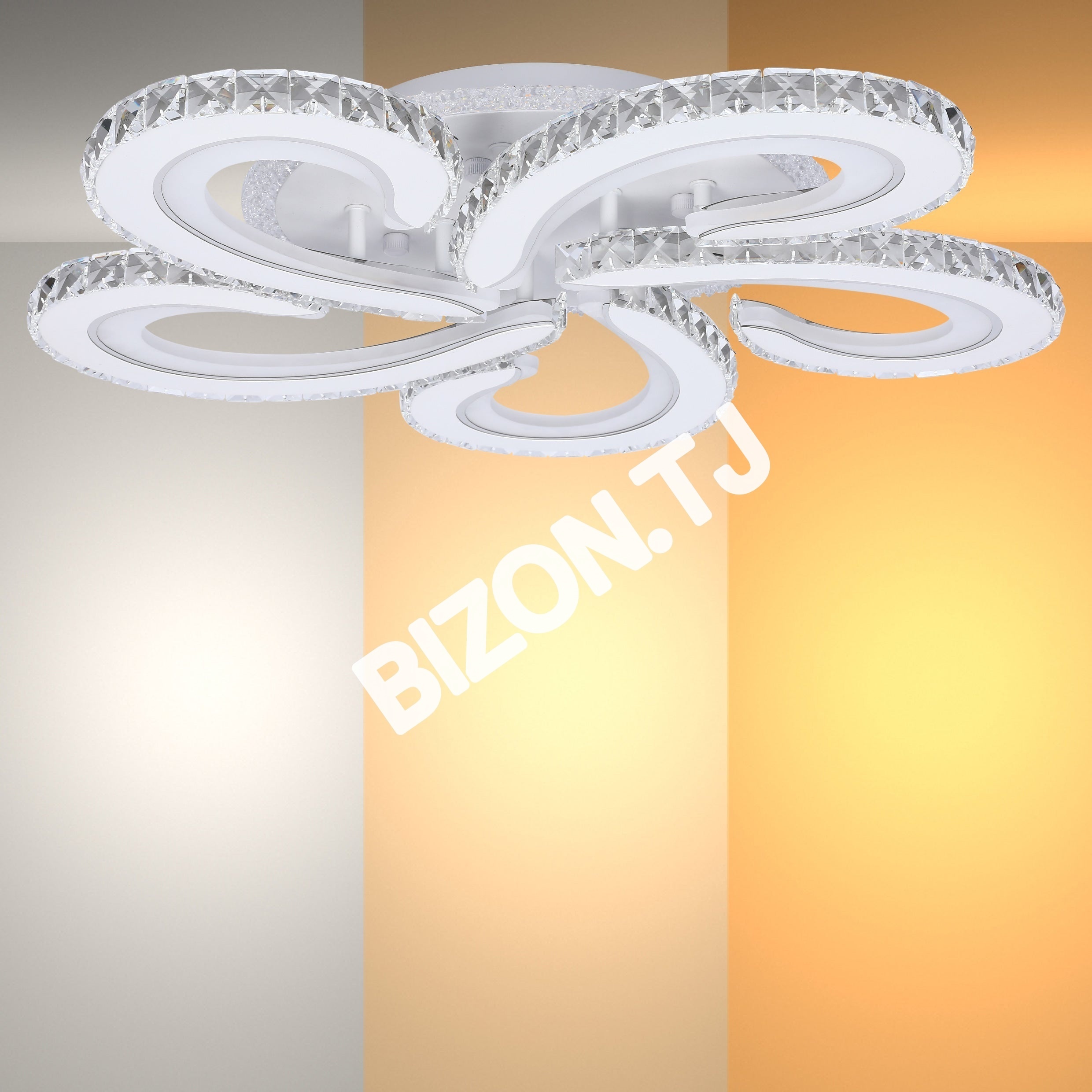 Люстра LED BS0717 63 Вт хром 3CCT, 159-18458
