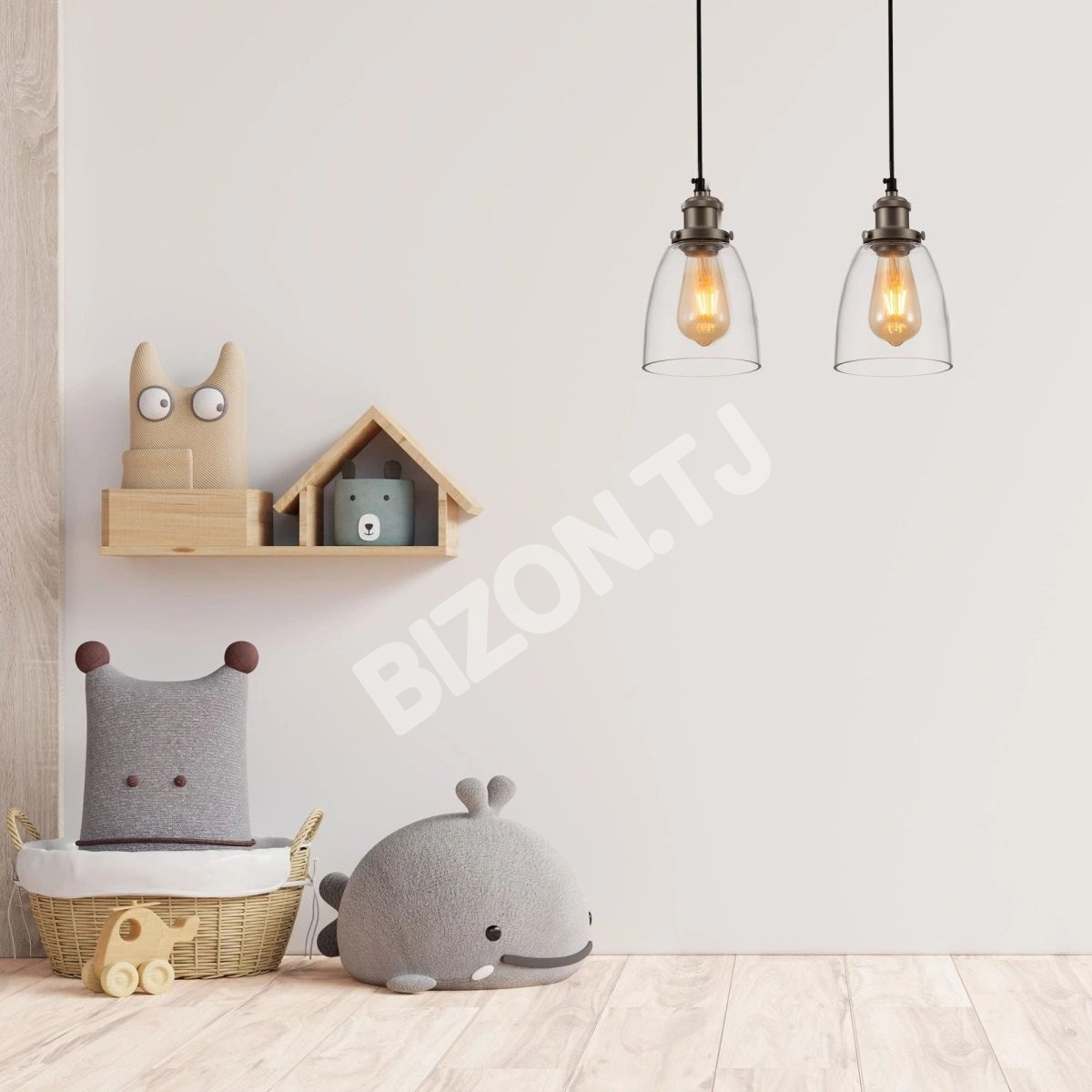 Люстра 6058-1 серебристый CLEAR стекло UK, 158-199996 6
