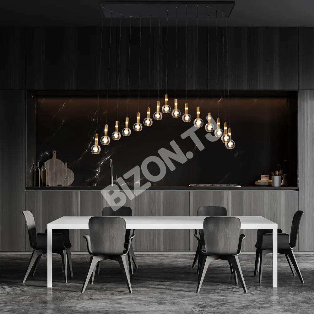 Люстра 67024-15 Smoke 15xG9+LED 3000K1, 159-18254 2
