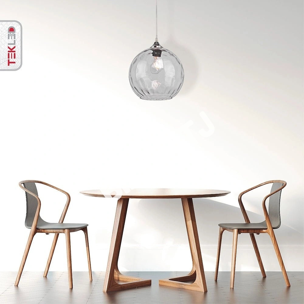 Люстра Chandelier MD70548B-1xE27 D300 AMBER золотой, 158-19668 18