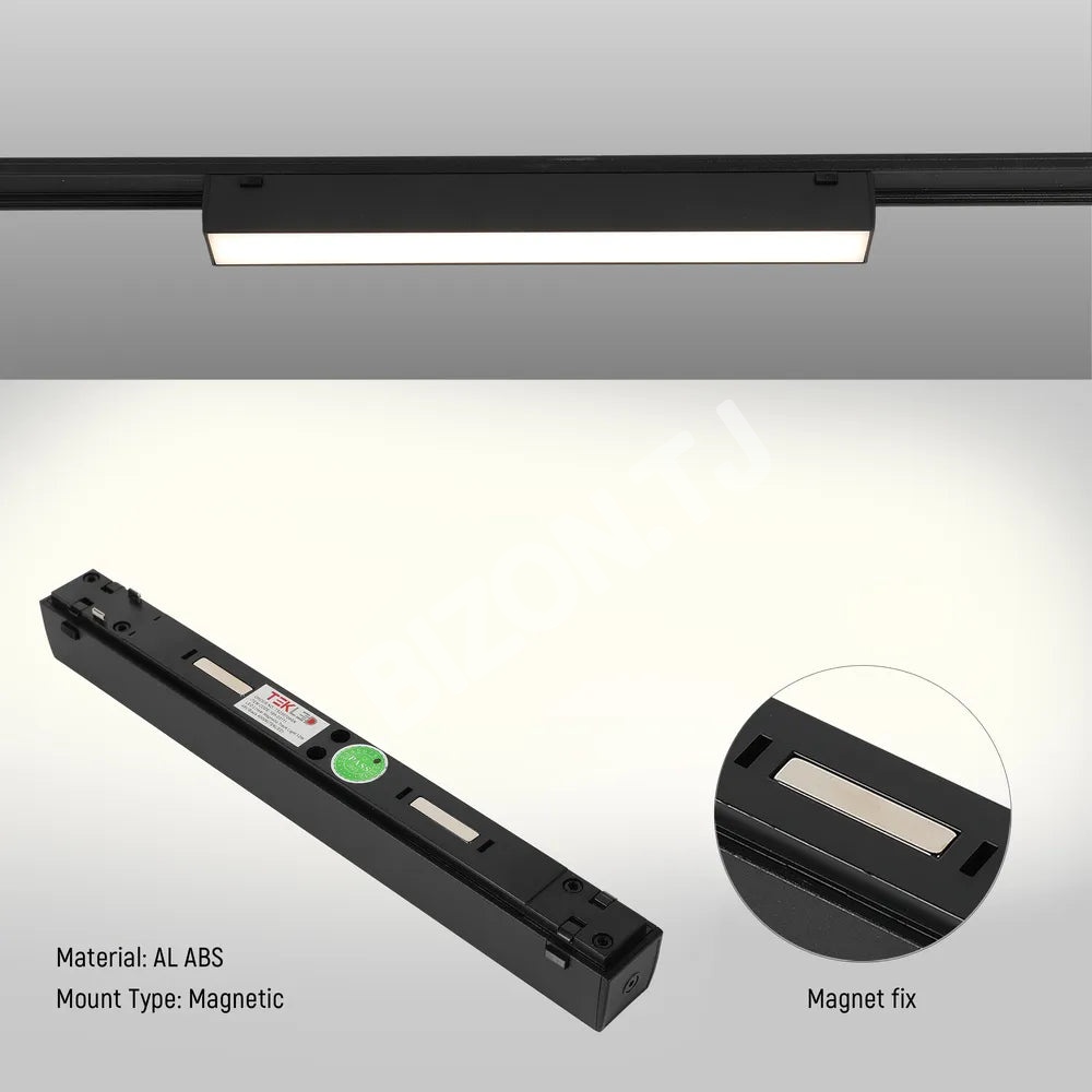 Светильник LED LINEAR магнитный SLIM 12 Вт 48 В 4000 К черный, 169-03111 7