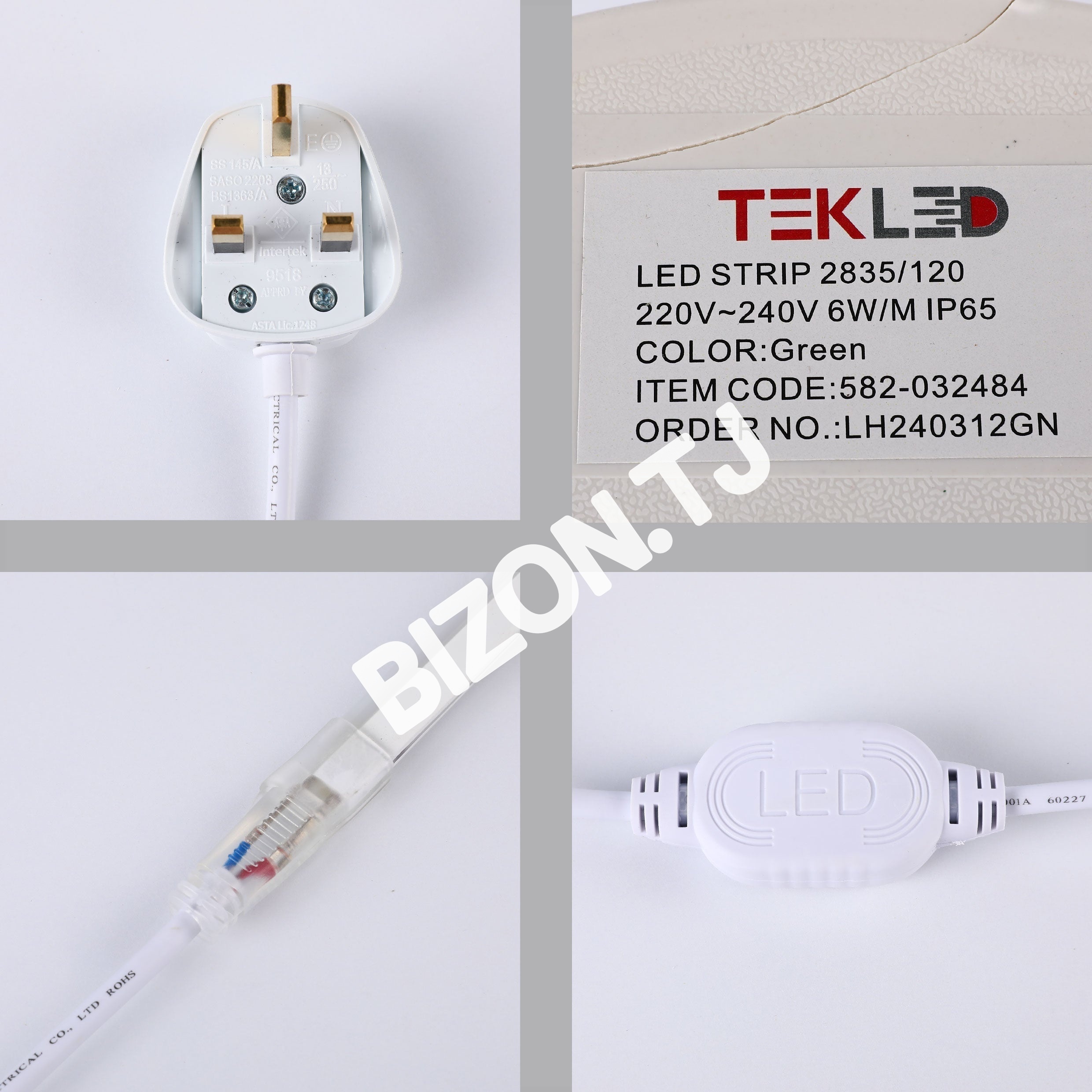 LED Лента 2835 розовый SOFT 6 Вт / M 220 В IP6510, 582-032487 38