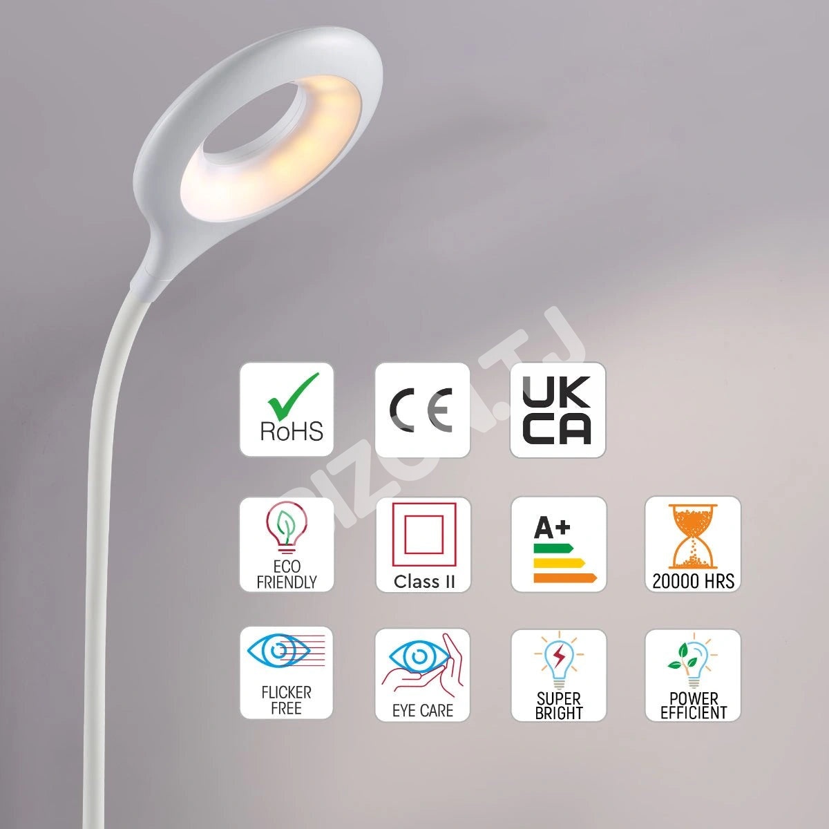 Светильник настольный LED PH500 3W5V280 лм BL3000K6500KUK, 130-03622 5
