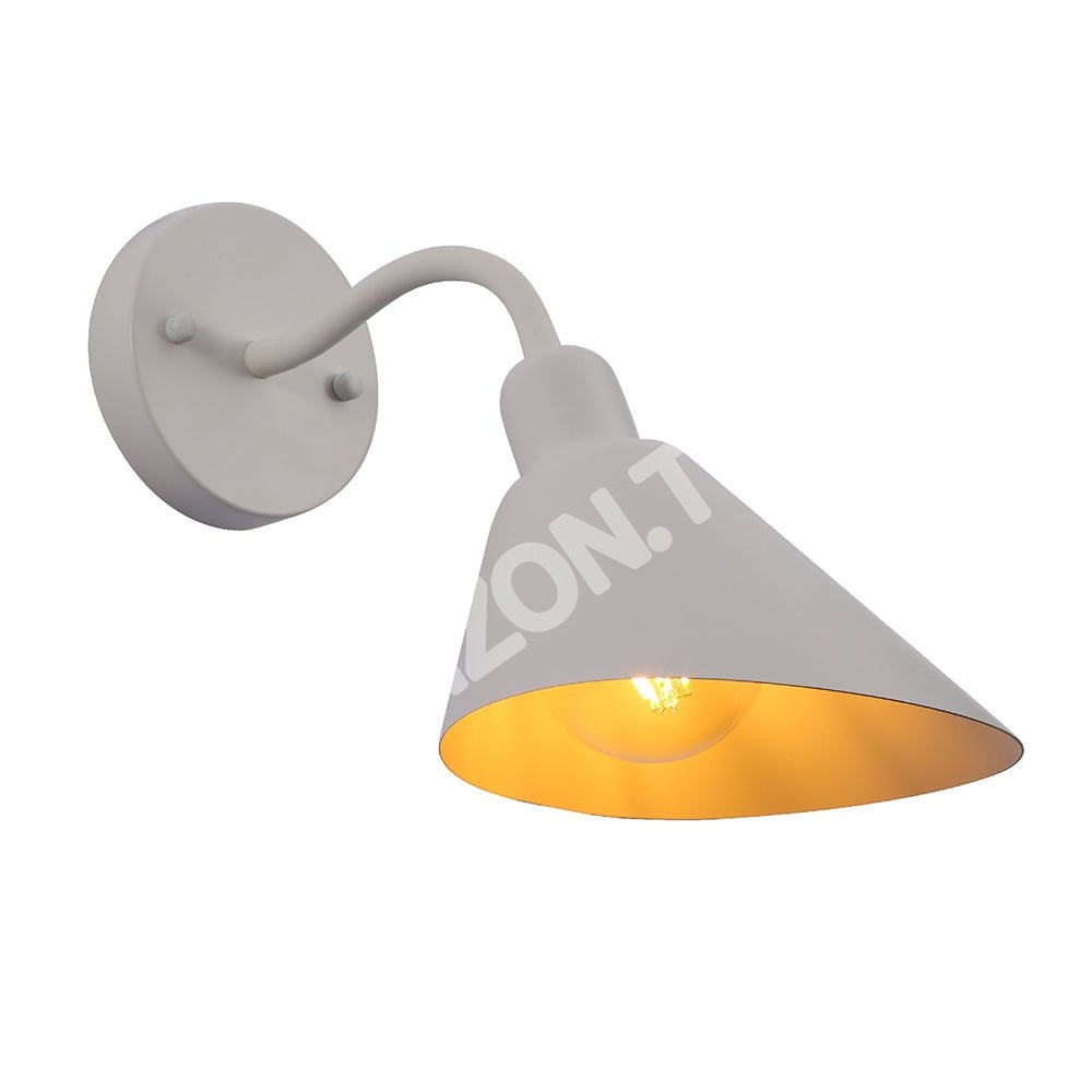 Бра Matte белый Cone настенный светильник с E27 Fitting, 151-19630