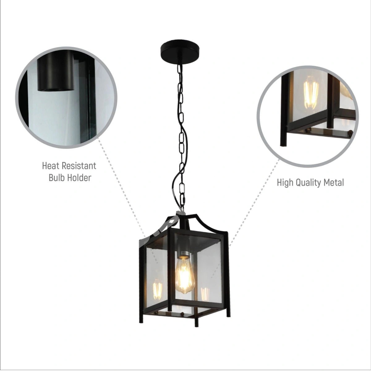 Cube Retro Traditional Lantern подвесной потолочный Lig, 159-17868 3