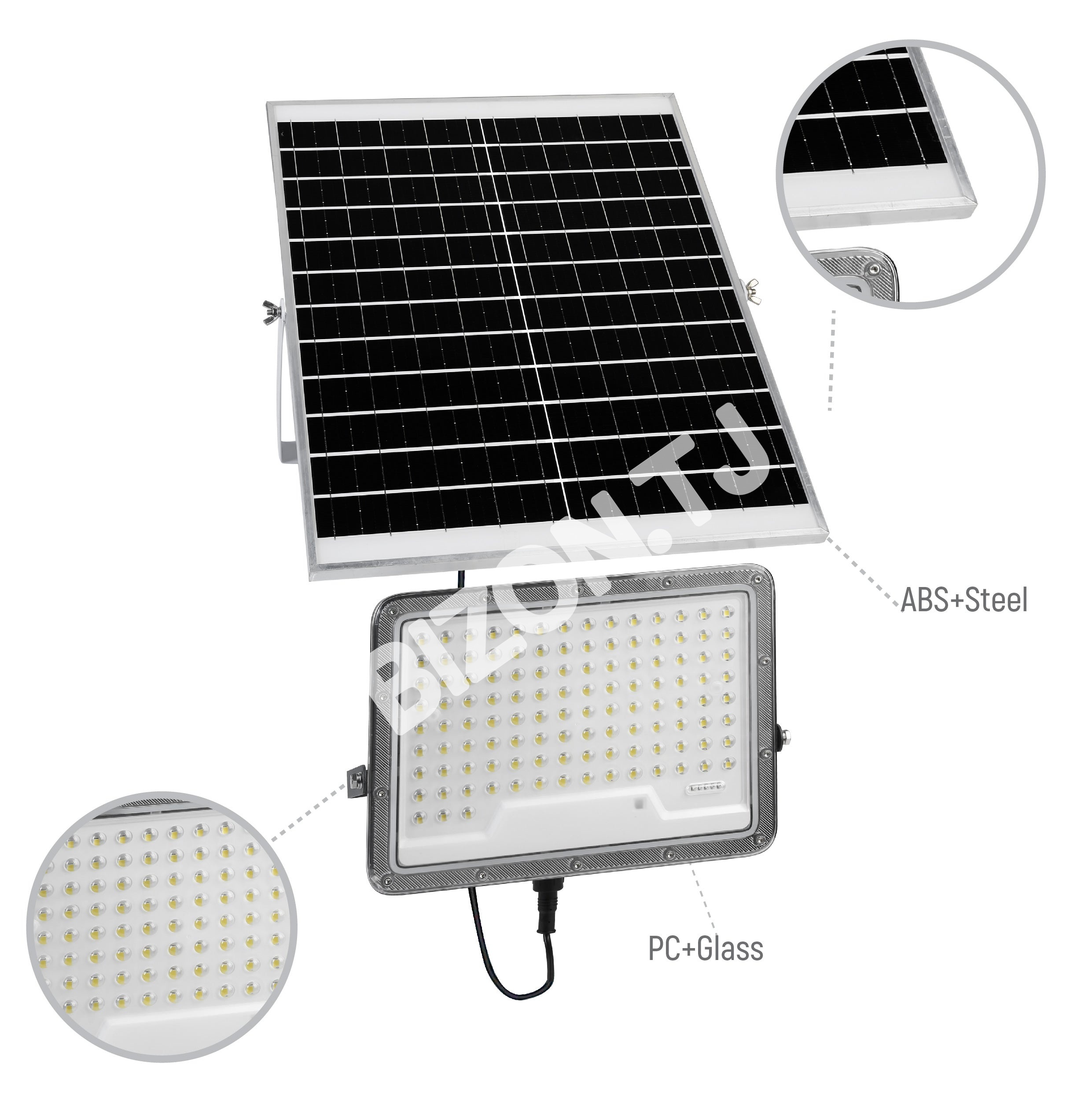 Светильник Solar светильник AG-SW3-1600 черный 6000 К 1600 лм, 224-03518 20
