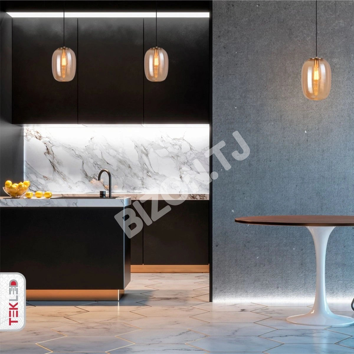 Люстра HIVE AMBER 40 Вт 1xE27 250×300, 159-17344 11
