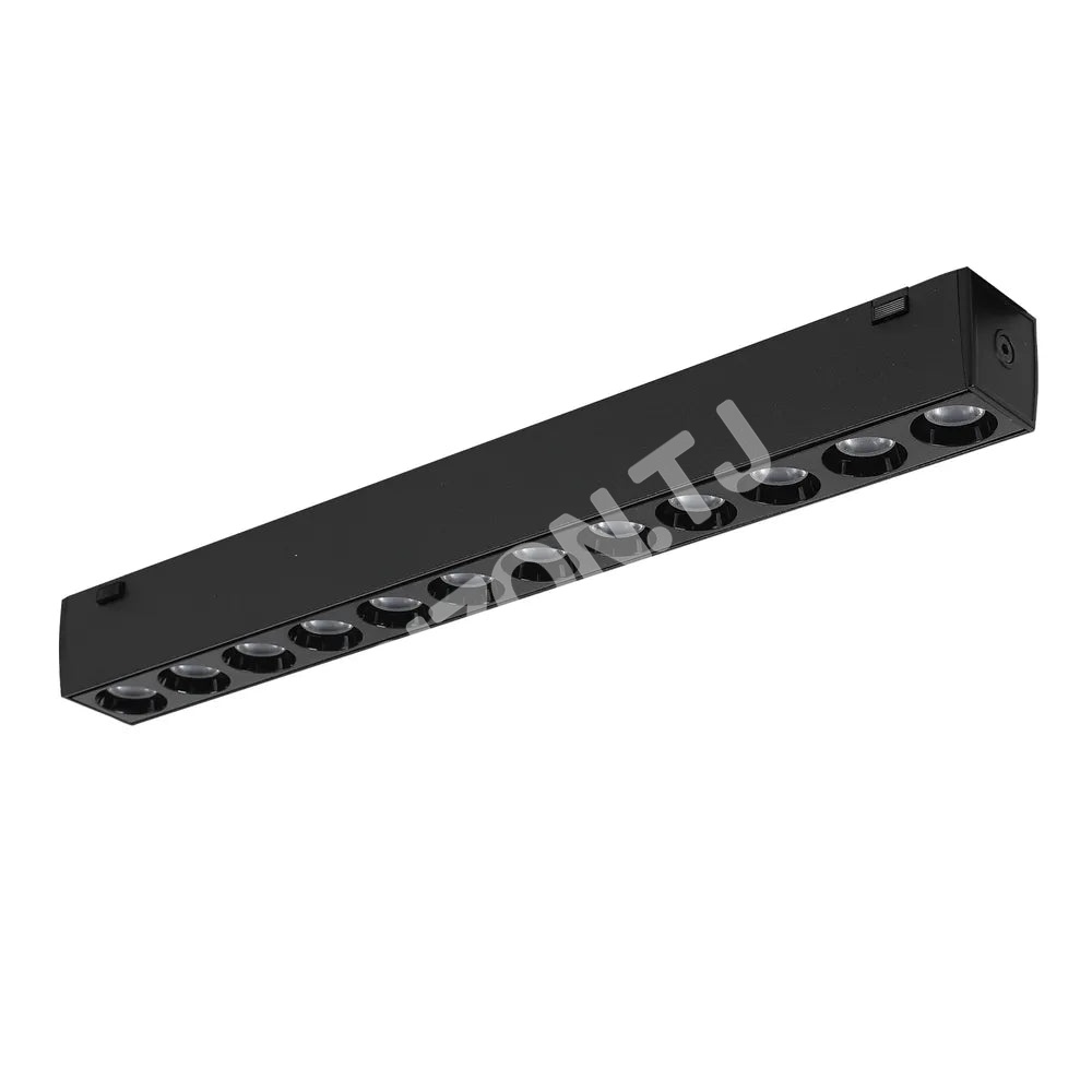 Светильник LED магнитный SLIM 12 Вт 48 В 4000 К черный трековый, 169-03109