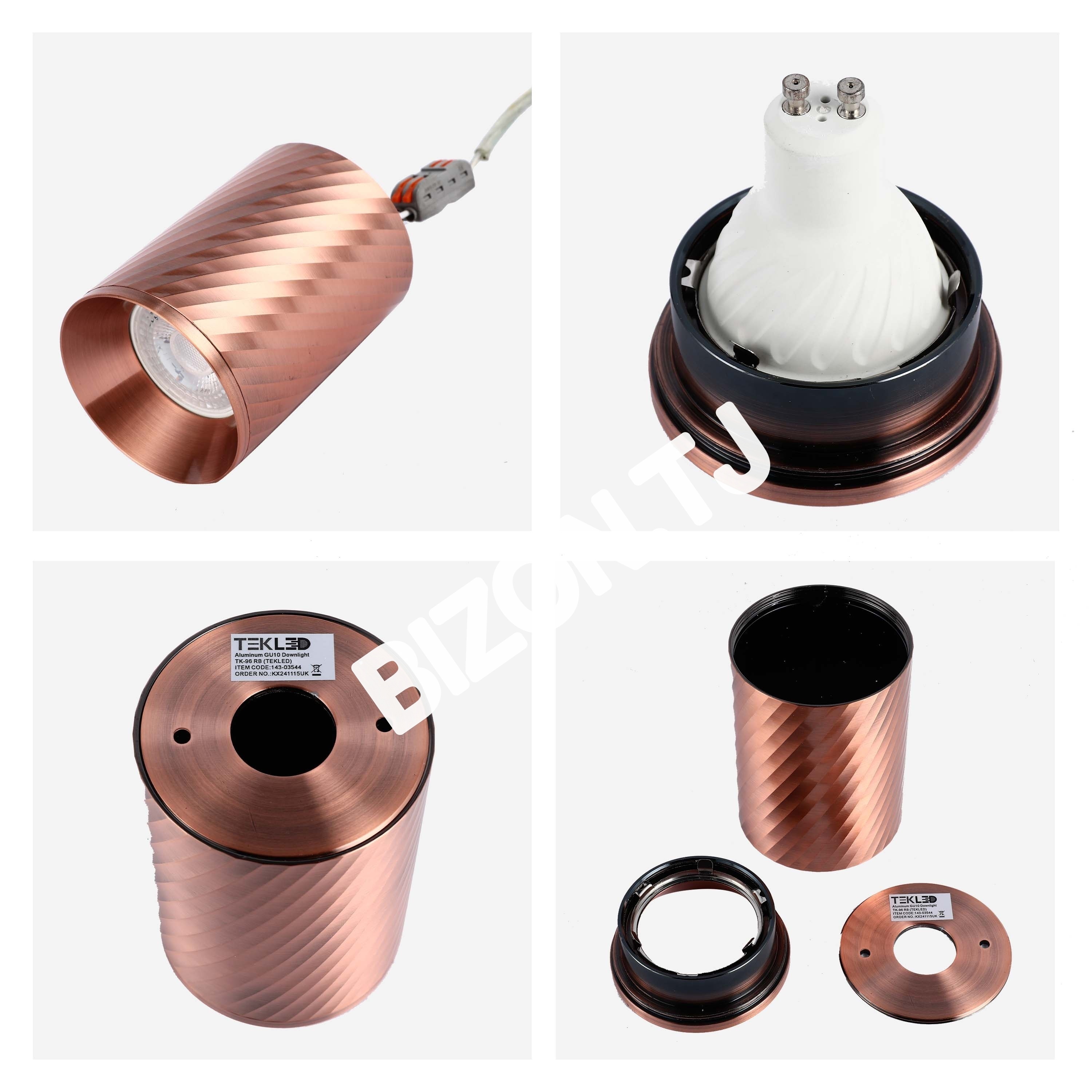 Светильник Aluminum GU10 даунлайт TK-90 Sandy белый, 143-03538 24
