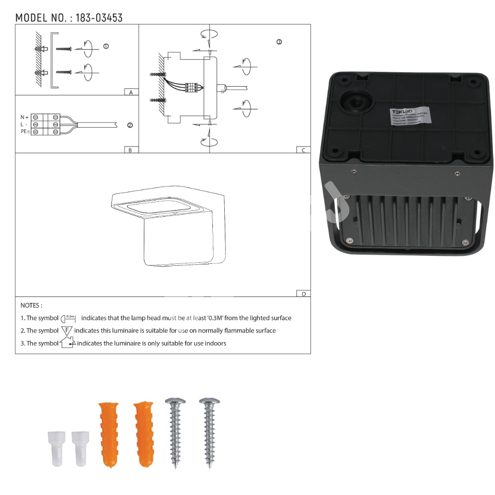 Cвет-к LED Luminosa 504YG 13 Вт 4000 К, 183-03453 8