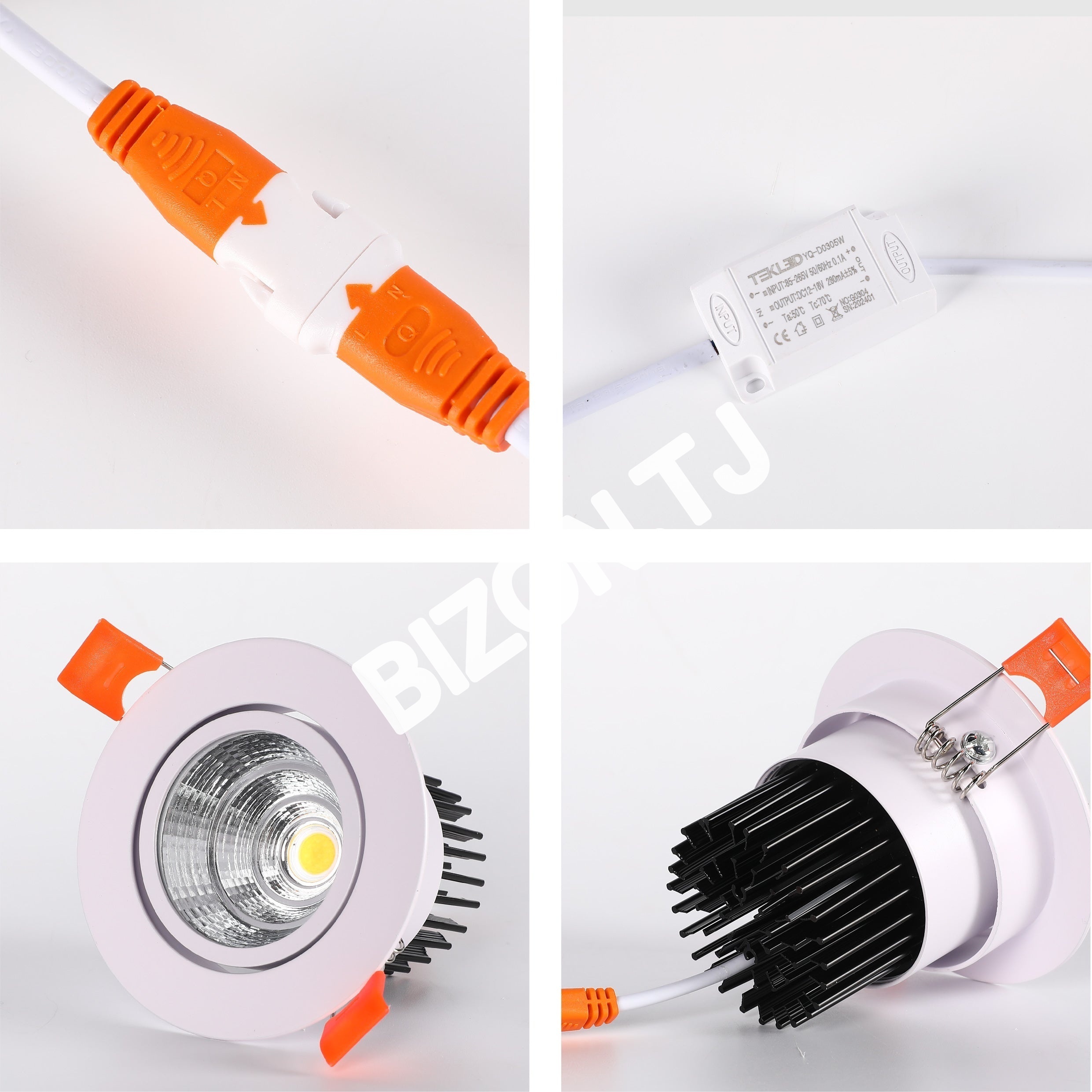 Светильник точечный LED COB 5 Вт 3000 К белый, 145-030010 33