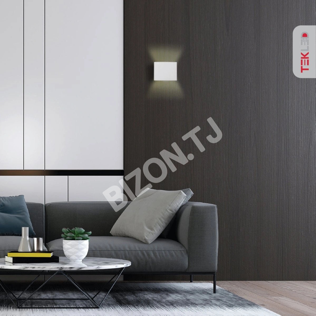 Бра LED Cuboid настенный светильник 5 Вт Cool, 151-19620 6