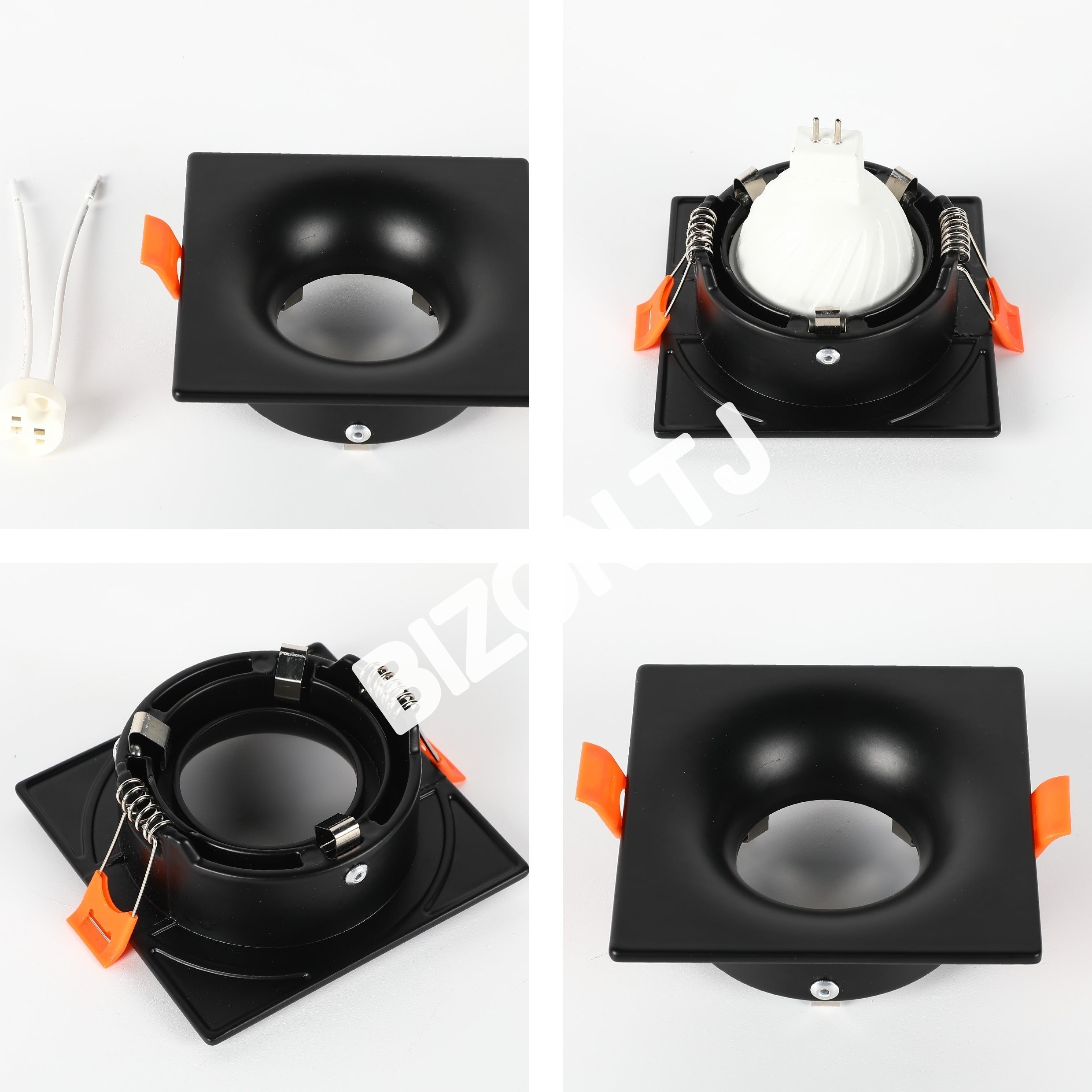 Светильник Low UGR Fixed Aluminium даунлайт GU5.3 WH квадратный IP20, 143-03528 27