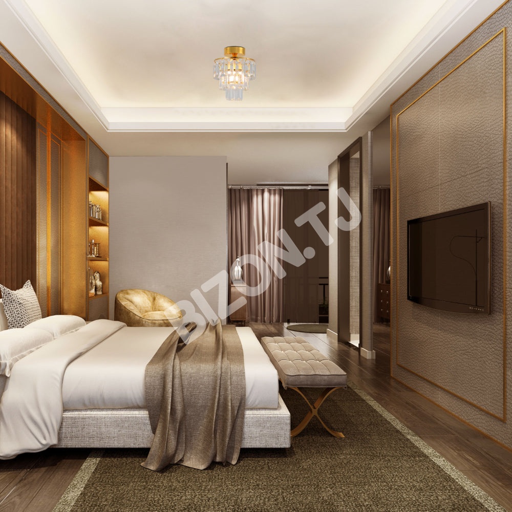 Люстра Crystal 1xE27 200ммx215мм, 159-18102 4