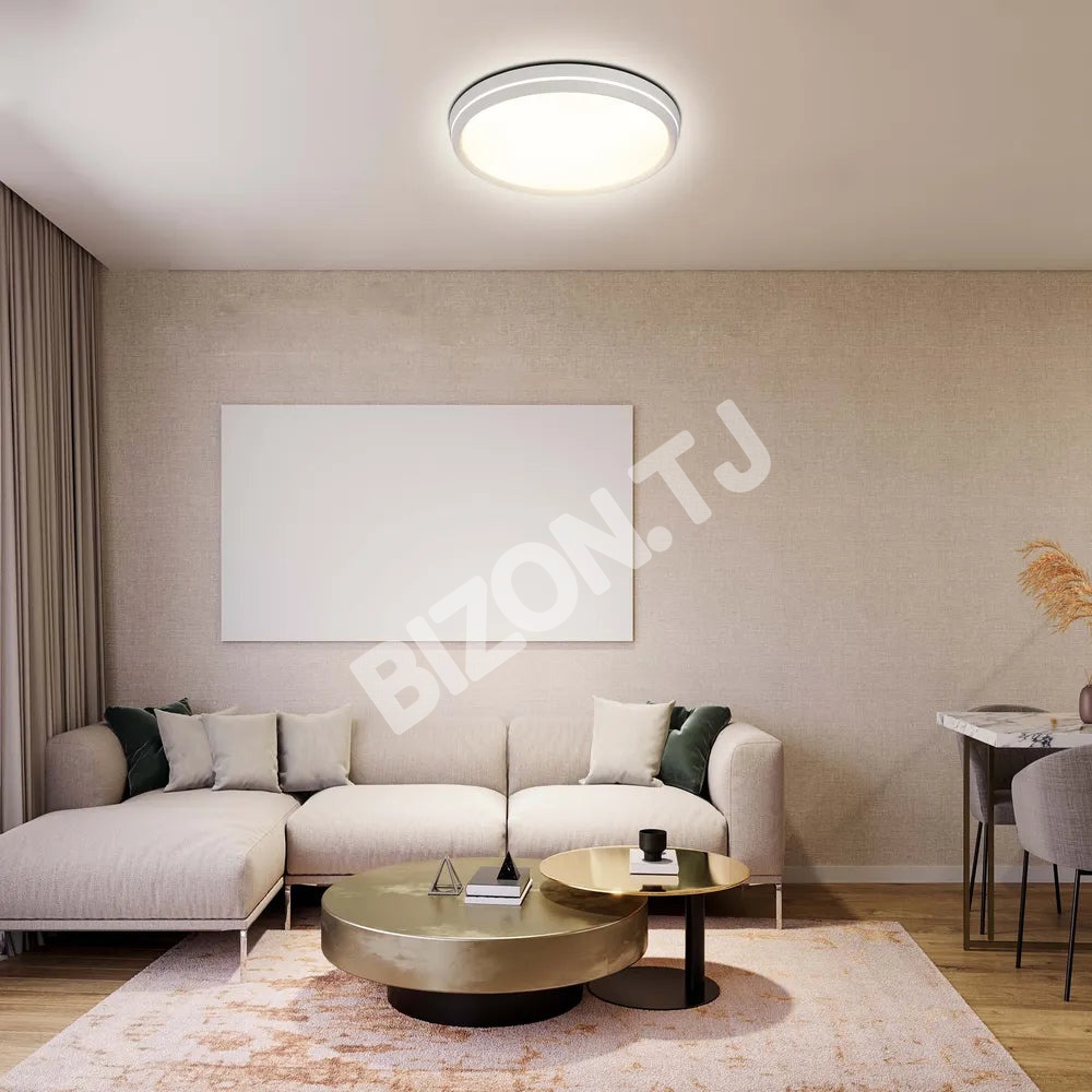 Светильник LED потолочный Светильник EGLO 40Wx2 белый D500 6000 К / 40, 165-16029 3