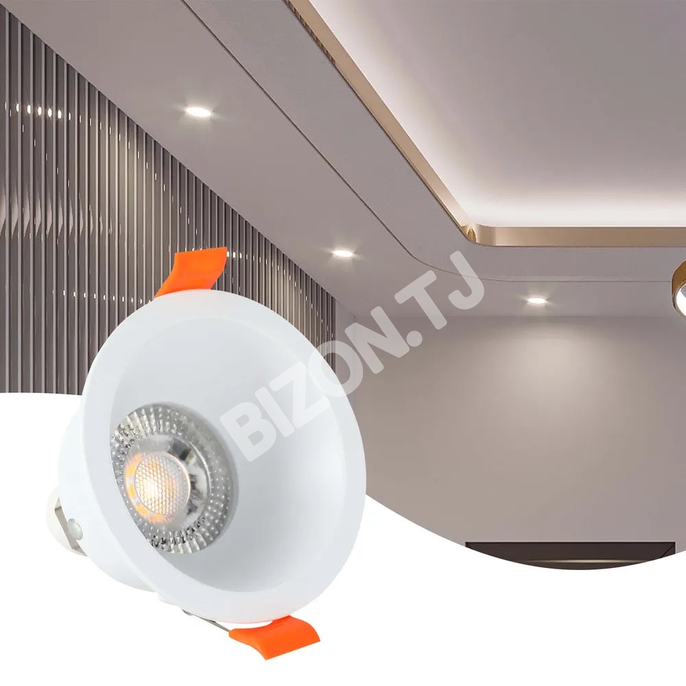 Светильник Extra Low UGR Fixed Aluminium даунлайт T-101 IP20 GU10 черный круглый, 143-03996 12