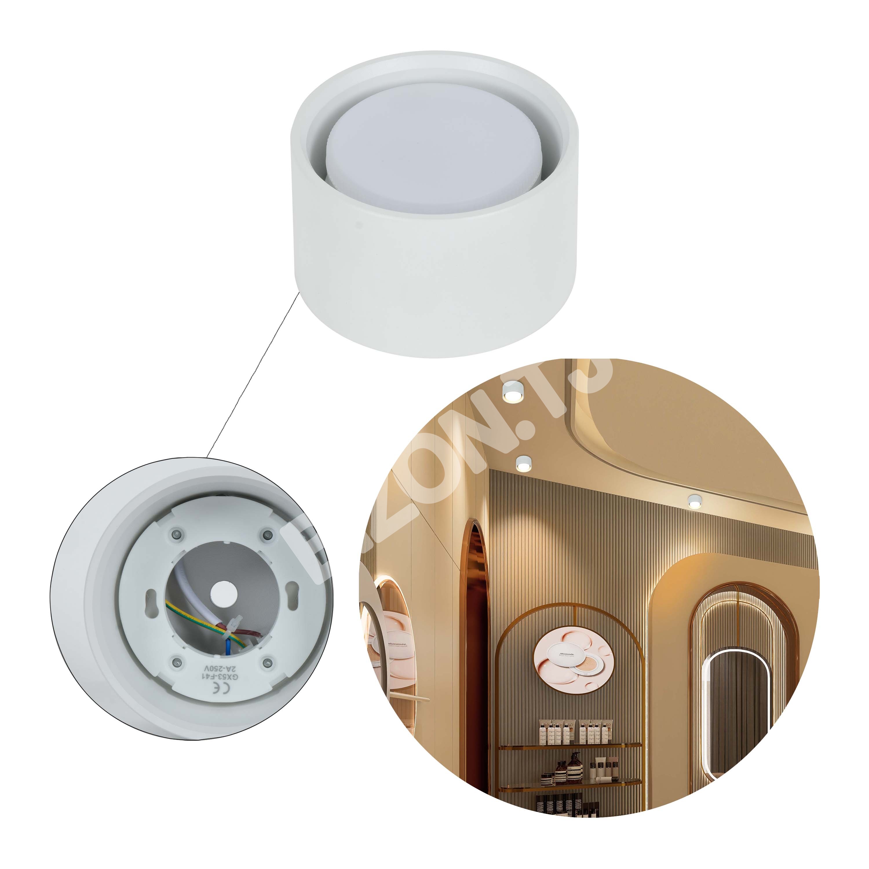 Светильник точечный LED GX53-F41 2A 250 В белый, 143-03984 7