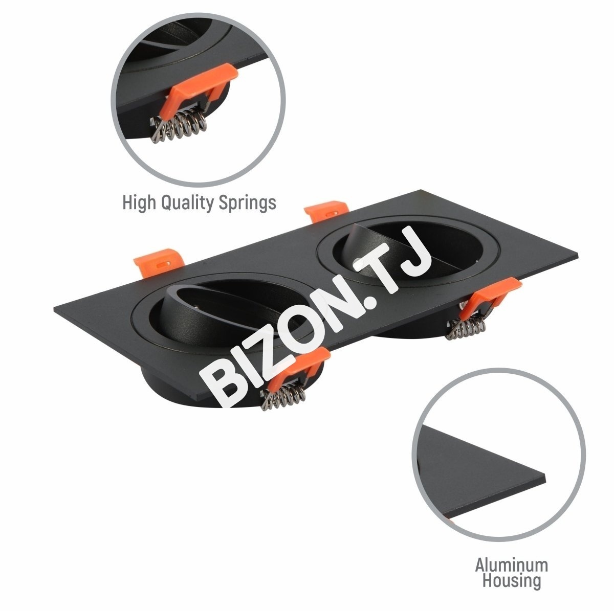 СветильникMR16 GRILLE GU5, 3×2 черный L180xW92xH2550, 165-03892 12
