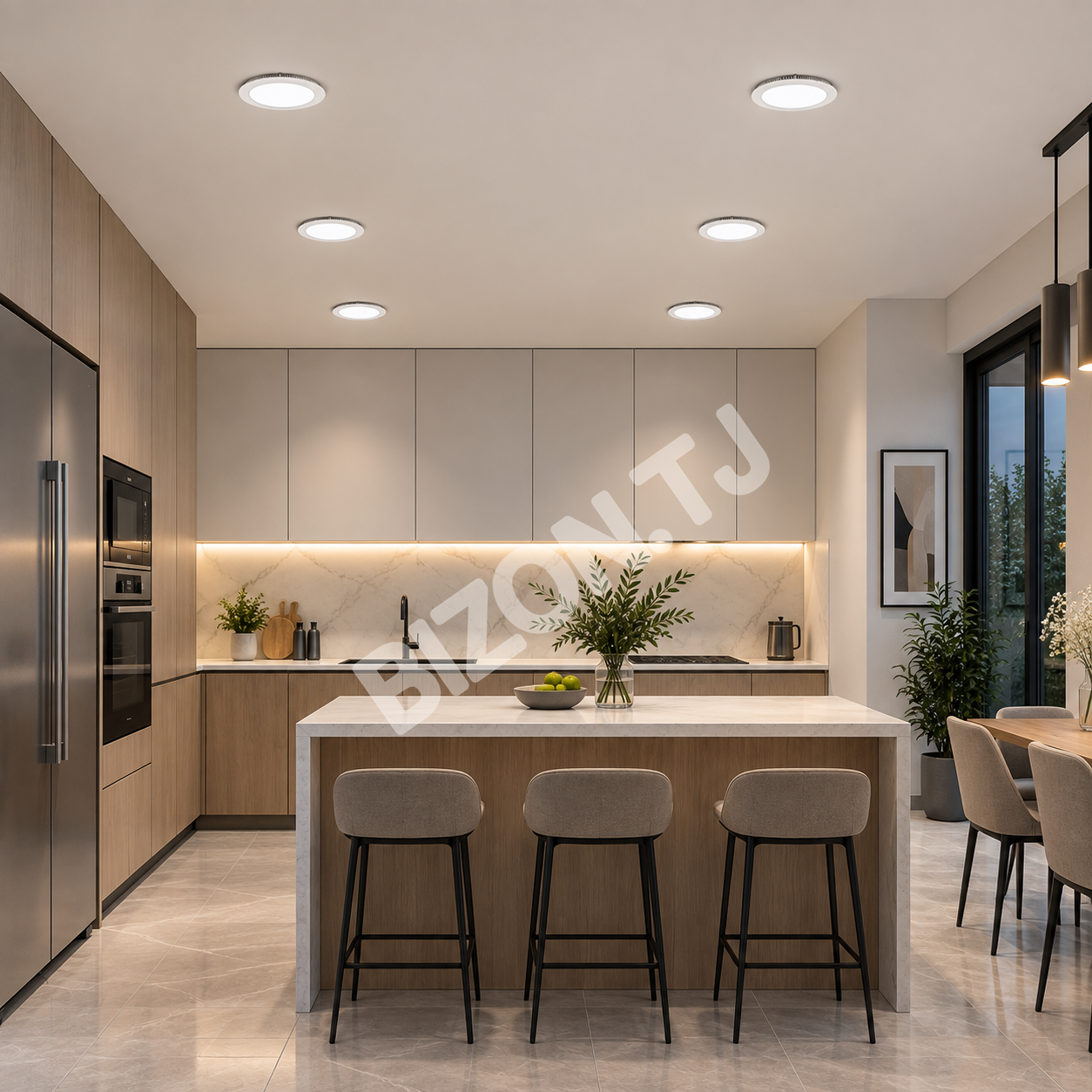 Светильник-панель LED SLIM круглый панель 3 Вт 6000 К, 165-15910 8