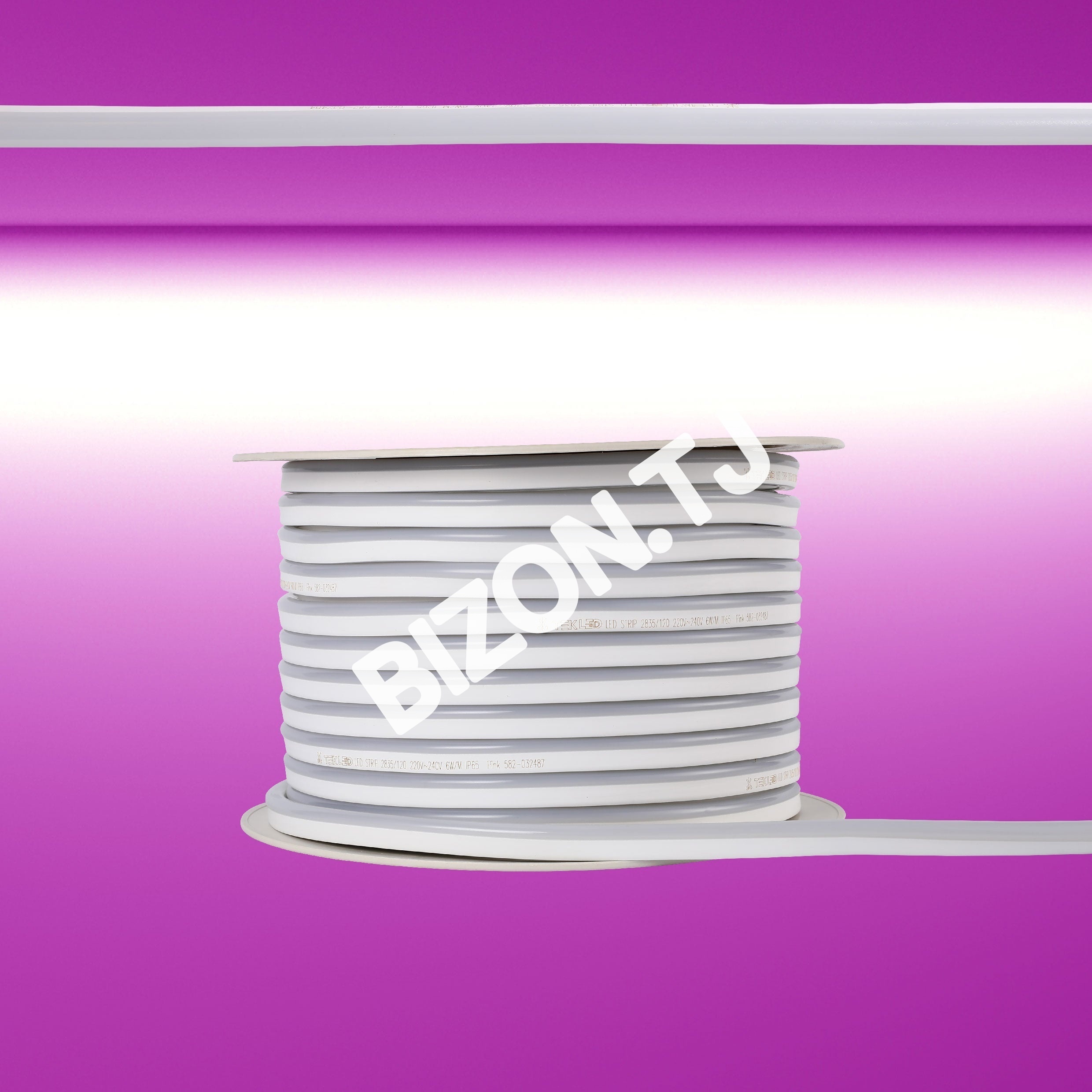 LED Лента 2835 розовый SOFT 6 Вт / M 220 В IP6510, 582-032487
