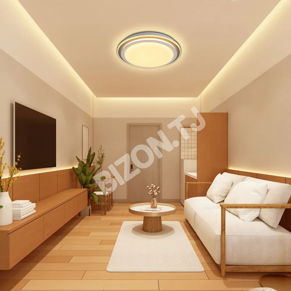 Светильник LED потолочный Светильник STL400 30Wx2 синий D400 6000 К, 165-16003 4