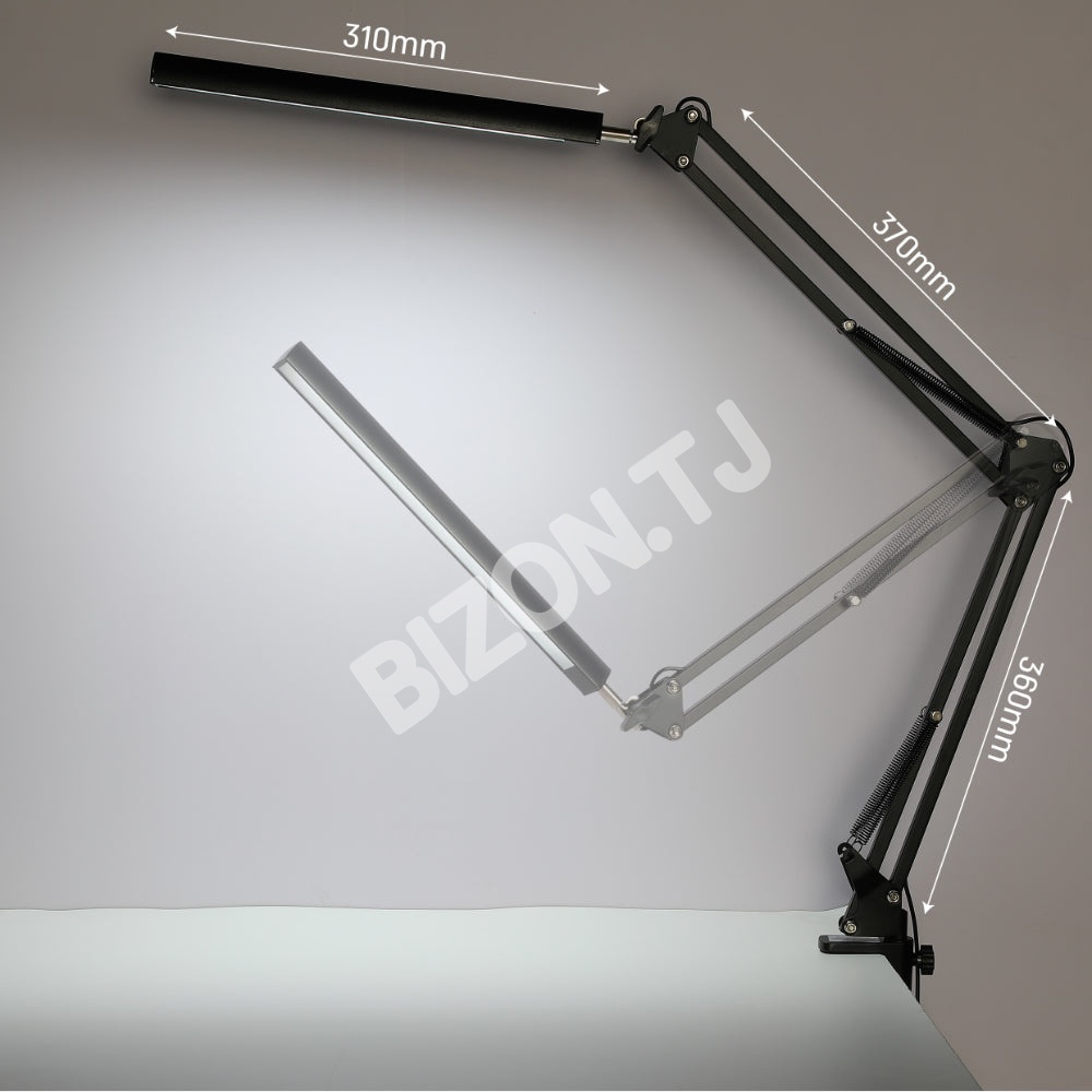 LED Dimming Desk светильник черный 15 Вт 3000-6000 К, 130-03767 11