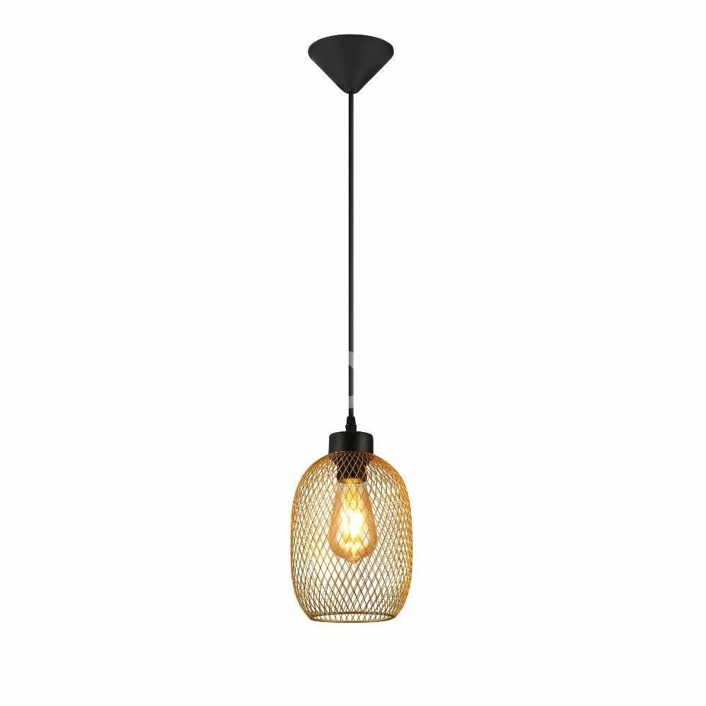 Подвесной HFD0422-1L E27 D260 черный, 150-18238 3