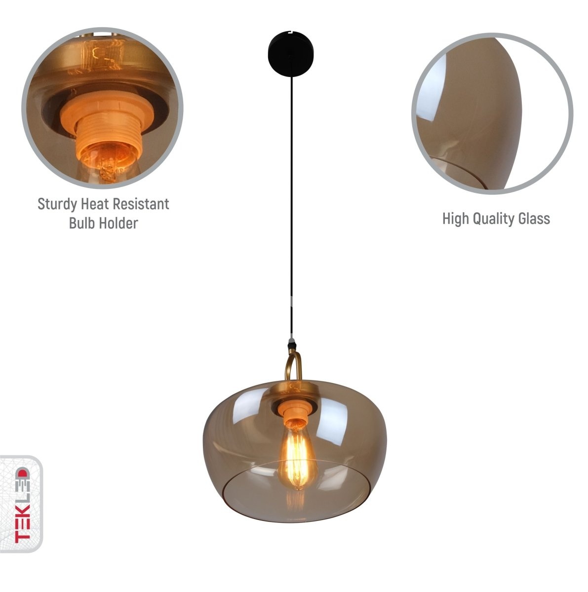Люстра MIELE GRANDE 40 Вт 1xE27 D300xH12001, 159-17496 3
