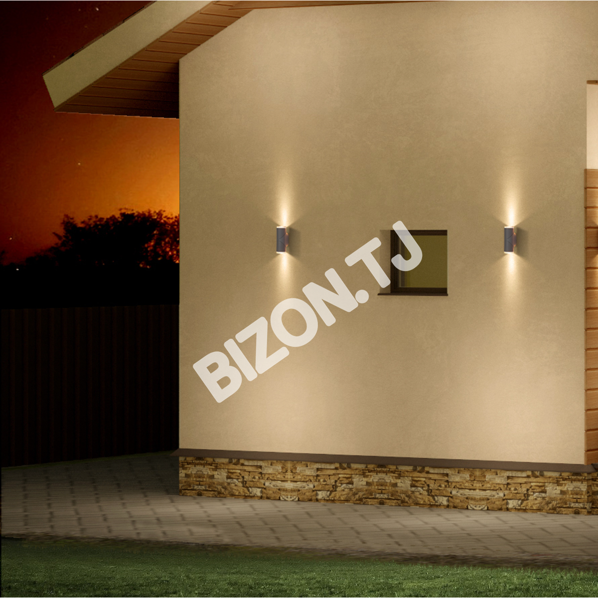 Rotatable Cylinders 2 way уличный LED настенный светильник B, 182-03418 3