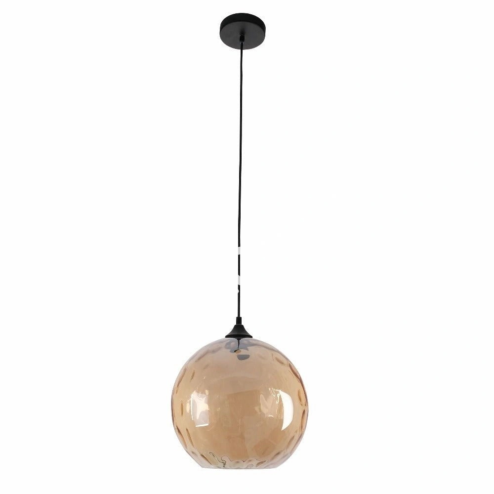 Люстра Chandelier MD70548B-1xE27 D300 AMBER золотой, 158-19668 6