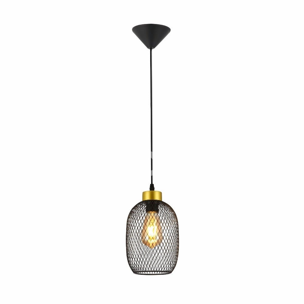 Подвесной HFD0422A-1L E27 D260 золотой, 150-18242 4