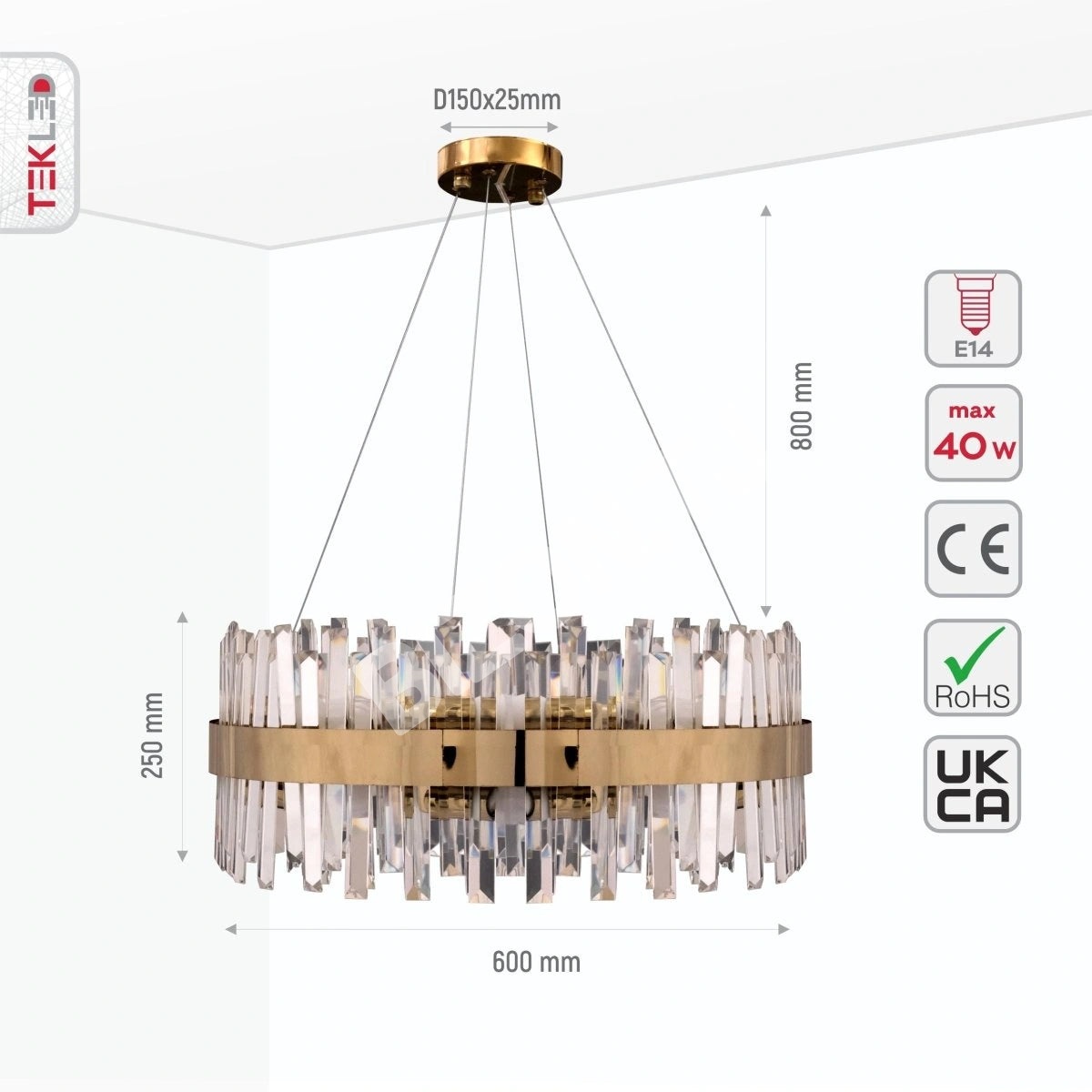 Светильник Coffin Crystal золотой металл Island Chandelier потолочный светильник L900 с 18xE14, 156-19562 5
