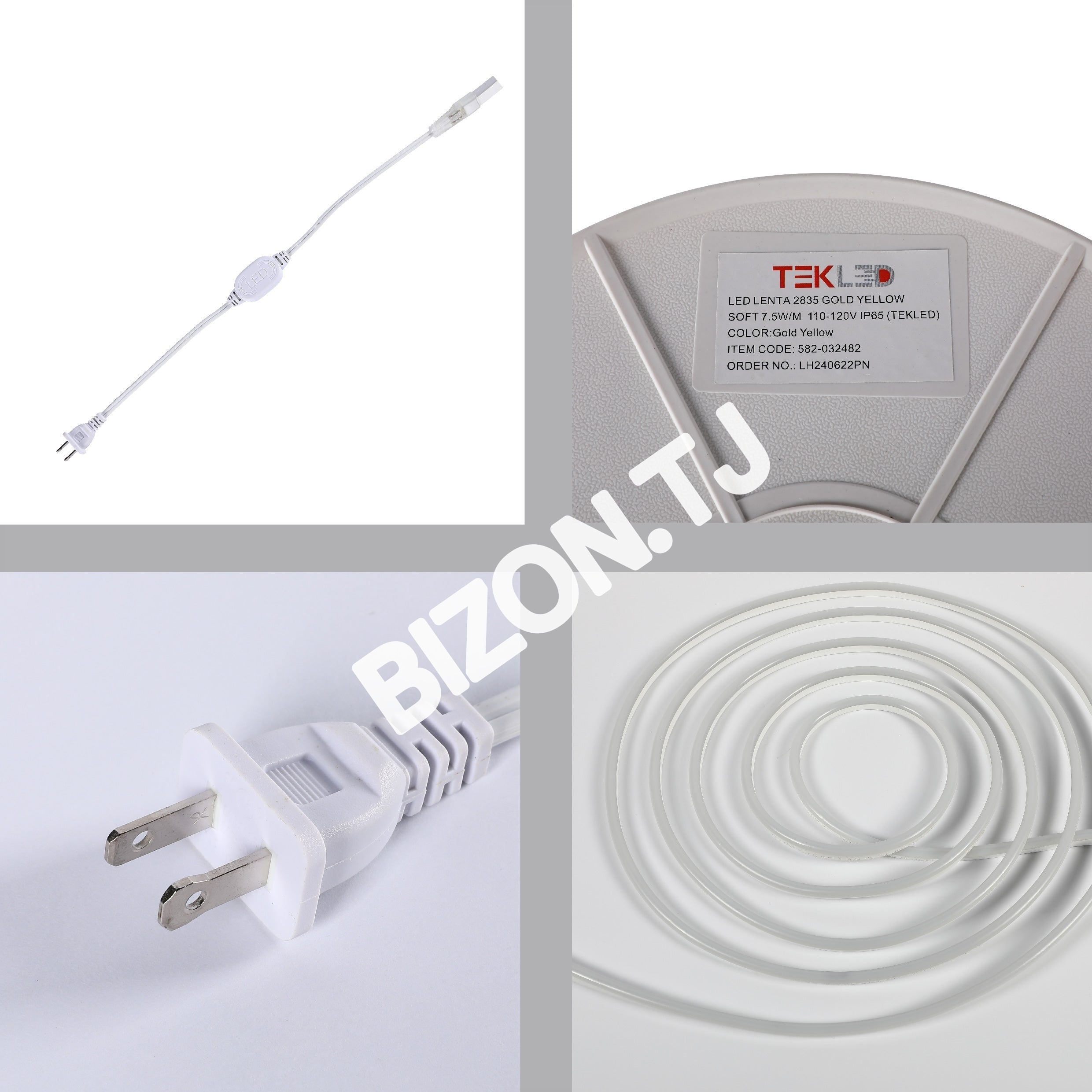 LED Лента 2835 розовый SOFT 6 Вт / M 220 В IP6510, 582-032487 37