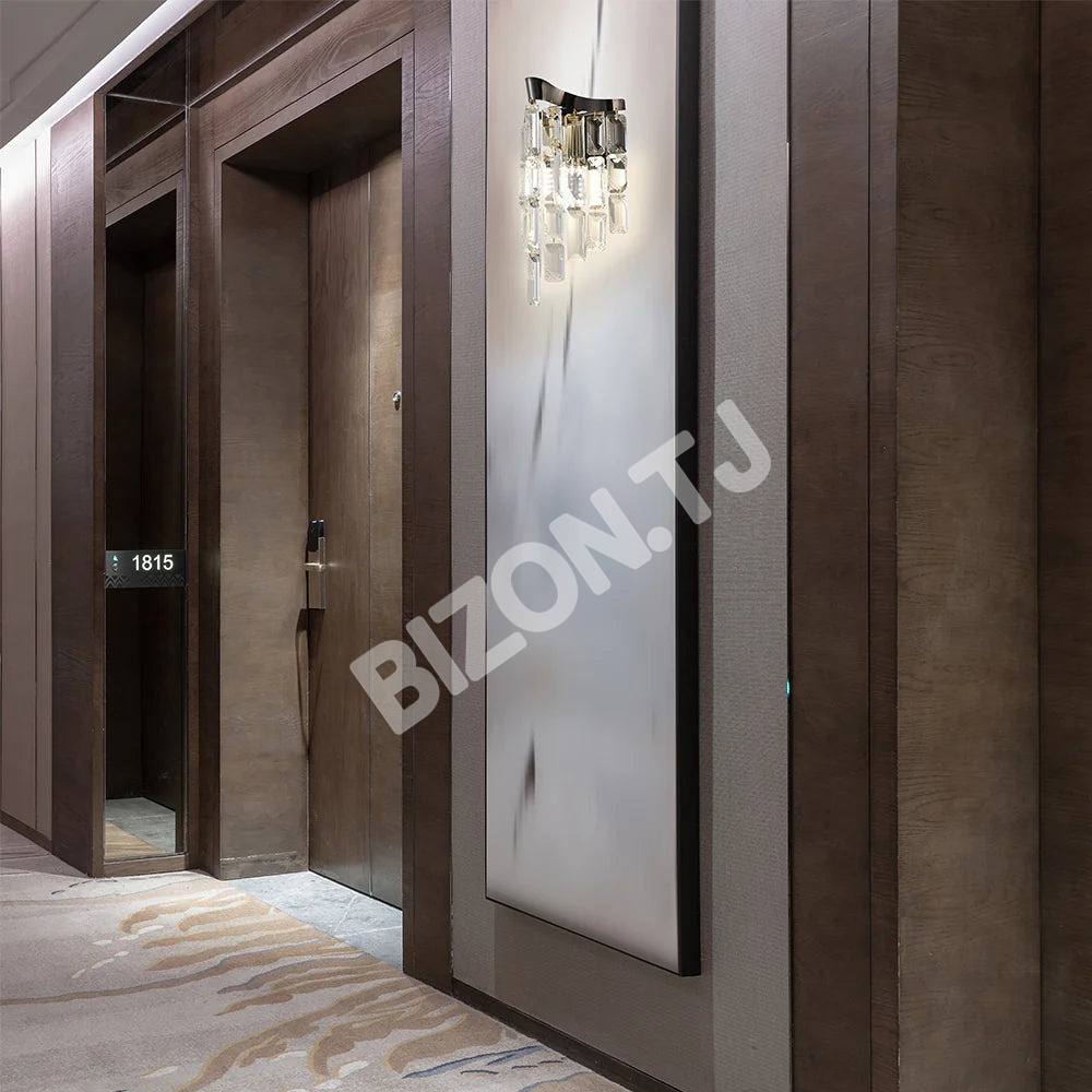 Бра Crystal 2xE14 черный 200 мм*350 мм, 151-19962 2