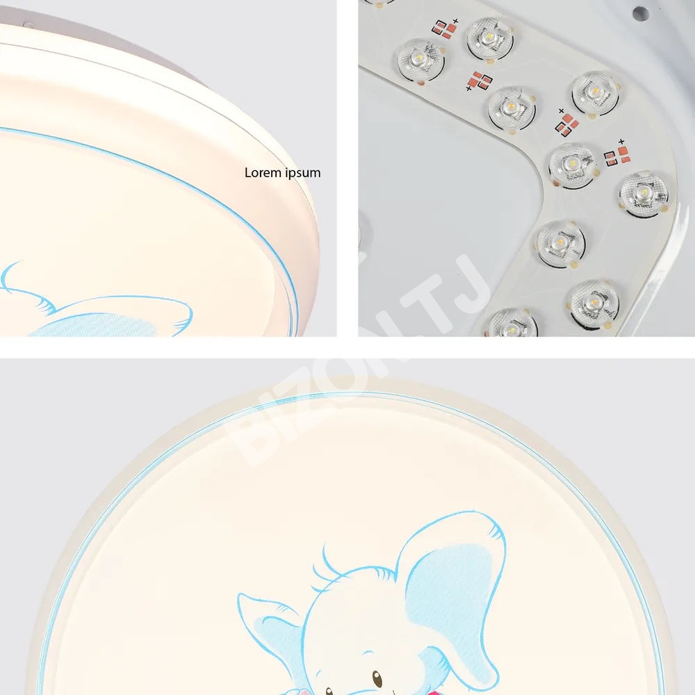 Светильник LED потолочный Светильник ELEPHANT 30Wx2 синий D400 6000 К, 165-16031 7
