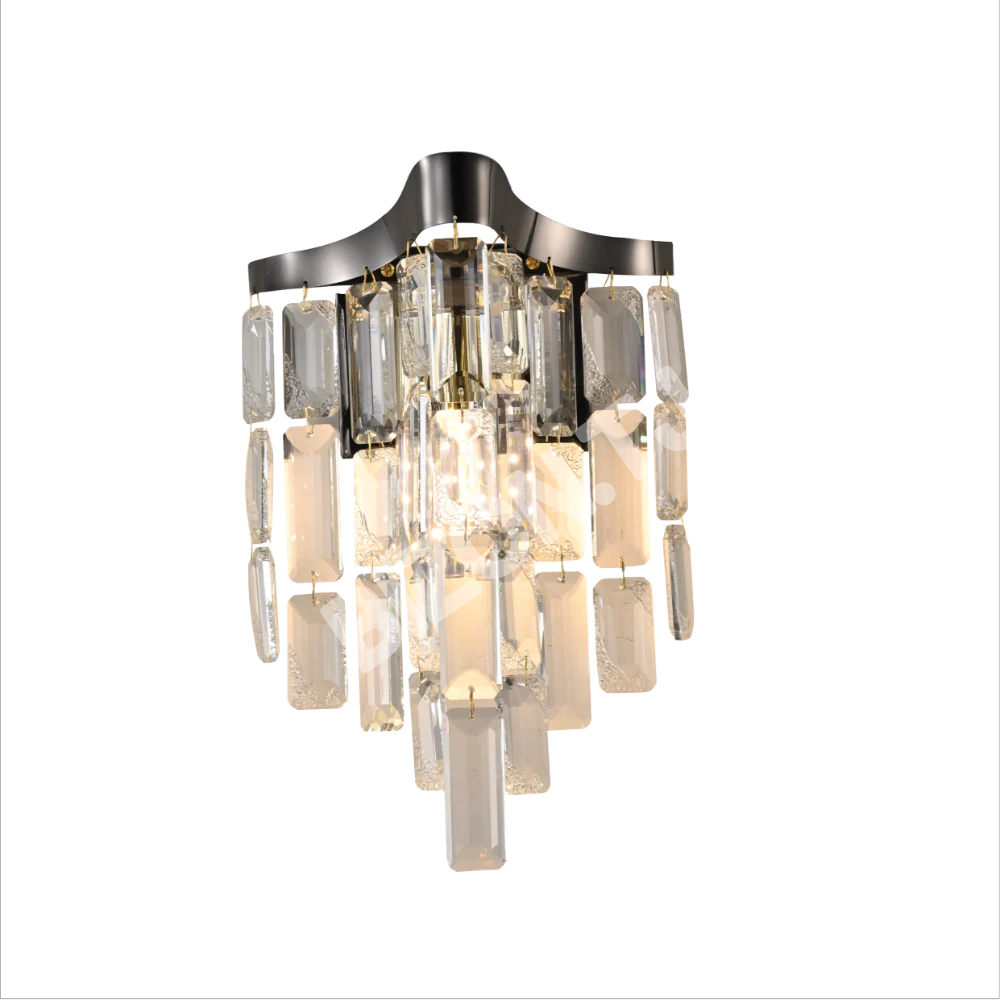 Бра Crystal 2xE14 черный 200 мм*350 мм, 151-19962