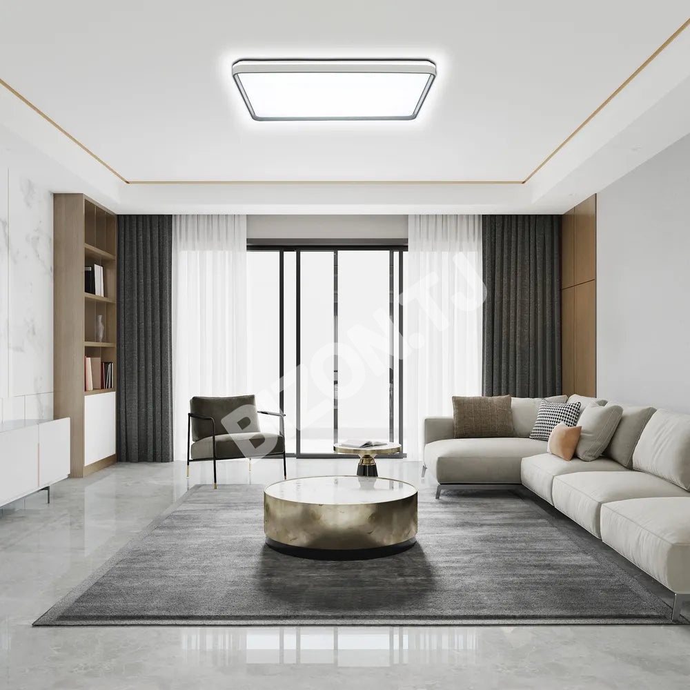 Светильник LED квадрат потолочн Светильник SANKIA 80Wx2 синий 950×65, 165-16037 2
