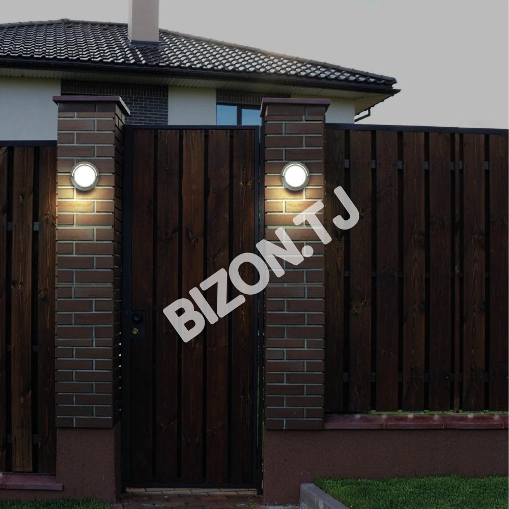 Лампа Светильник LED круглый Hood настенный лампа 3 Вт 4000 К DONE серый I, 182-03354 9