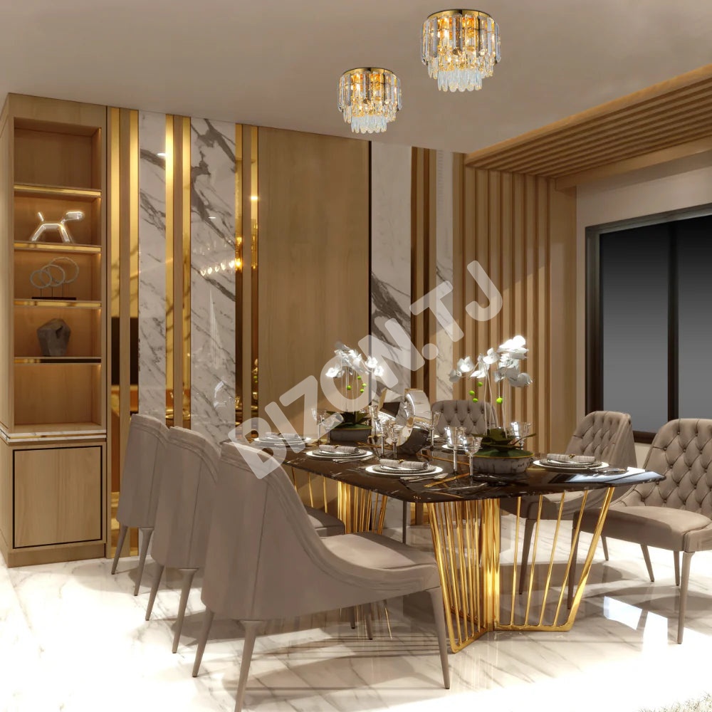 Люстра Crystal 3xE14 золотой 300ммx270мм, 159-18104 2