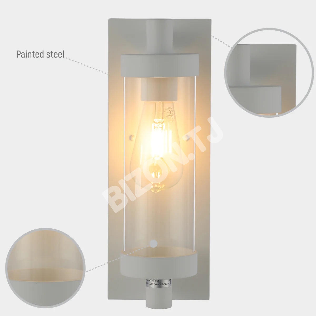 Gyro Lantern Clear Cylinder стекло уличный настенный Lig, 182-03414 5