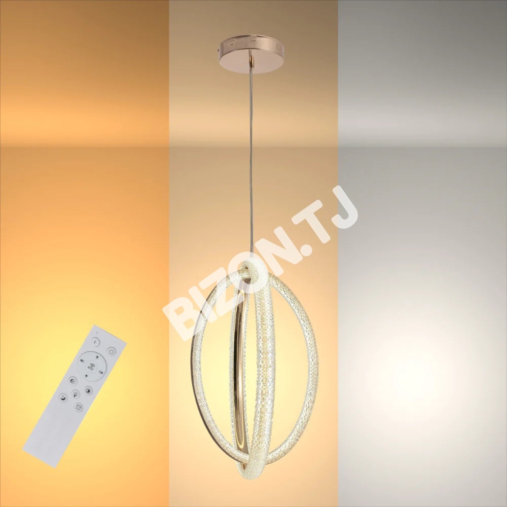 Люстра LED 40 Вт DIMM золотой 580×380×1000, 159-17960