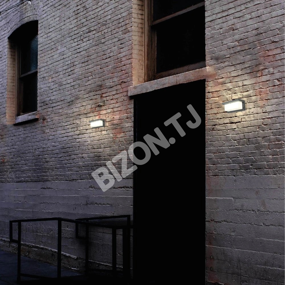 Лампа LED Cubioid Hood настенный лампа 20 Вт 4000 К DONEGrey IP54, 182-03358 8