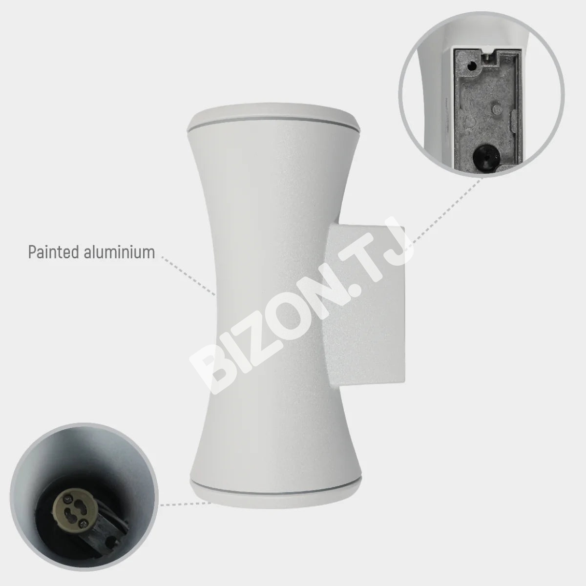 Hourglass Up Down Aluminium уличный настенный светильник FG, 182-03410 14